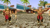 Havik Pelo Largo Azul Versión 1 de Mortal Kombat 1 CON EXPRESIÓN FACIAL EN BOCA